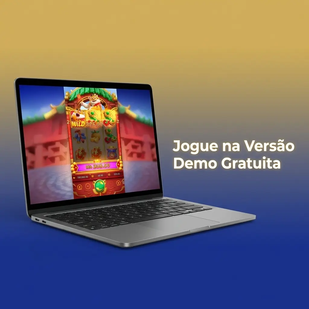 Jogador testando a versão demo gratuita do Fortune Tiger em cassino online sem arriscar dinheiro real